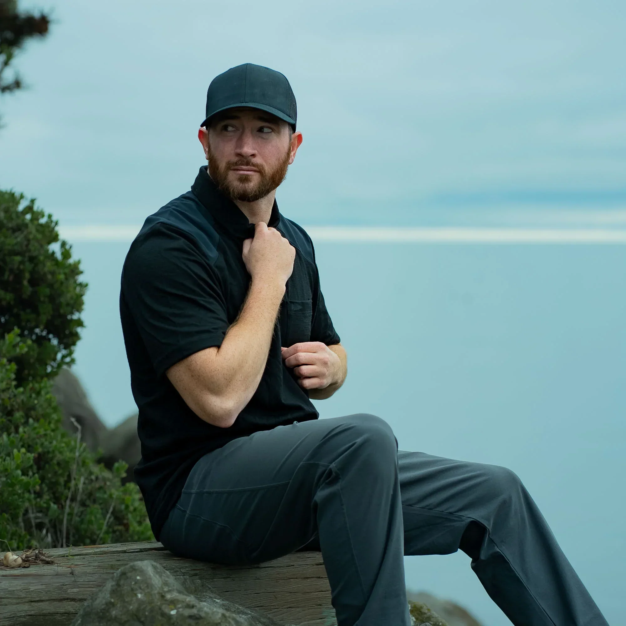 Men's Commando Polo - Merino Wool - Image 11
