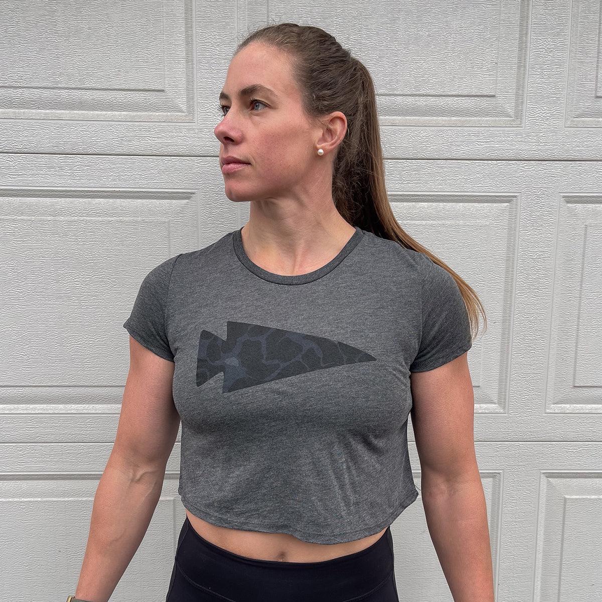 Women's Cropped Tee - Poly-Blend - Image 6