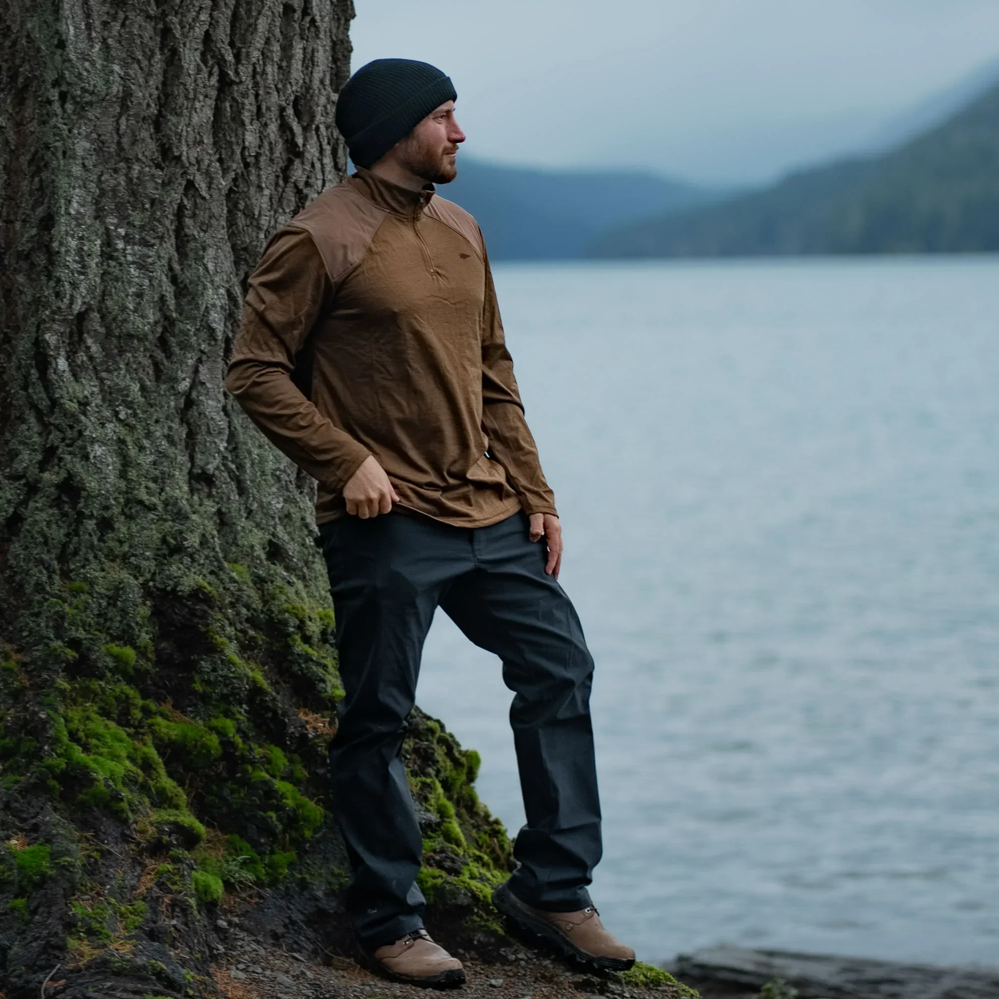 Men's Commando Quarter Zip - Merino Wool - Image 9