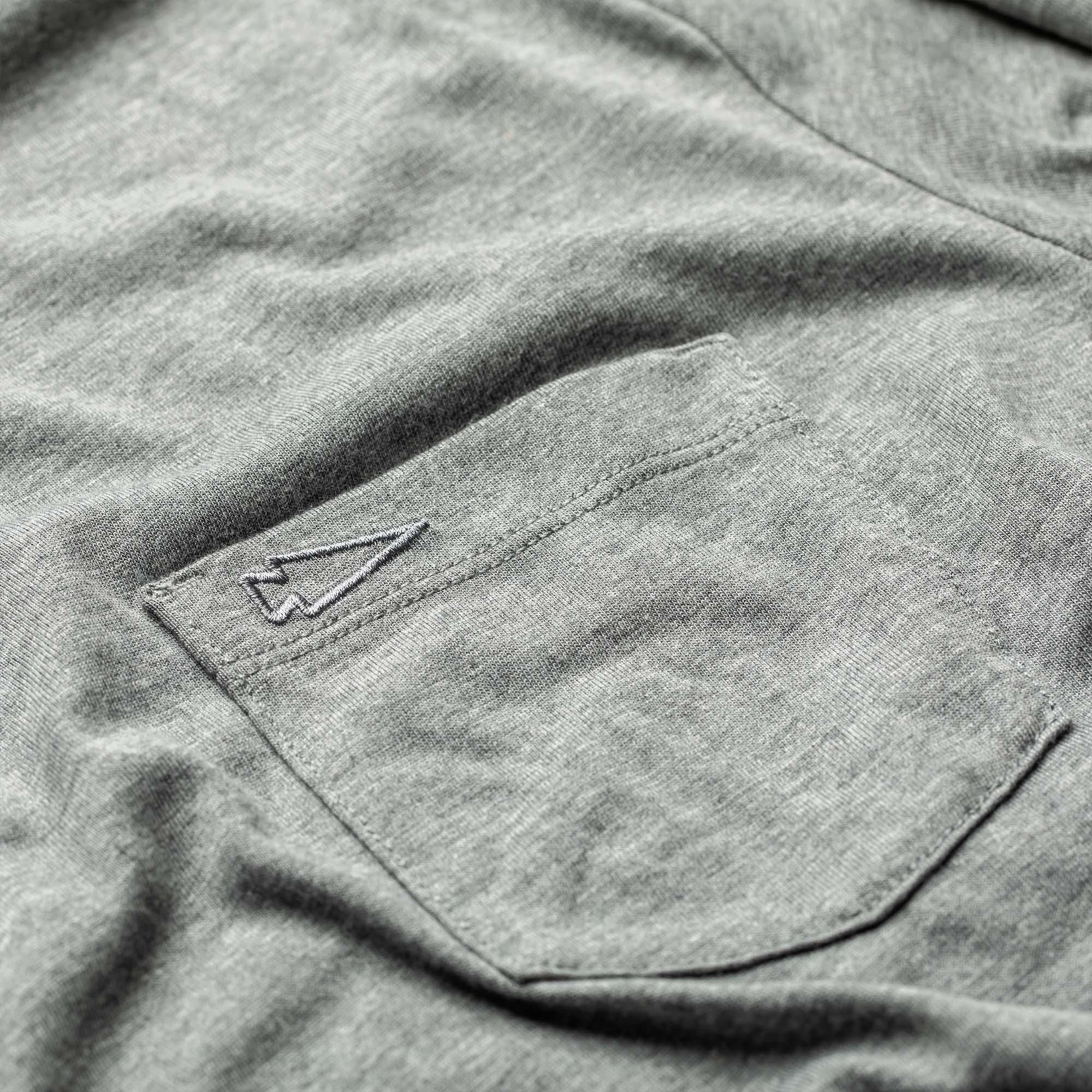 Men's Polo with Pocket - Tri-Blend - Image 6