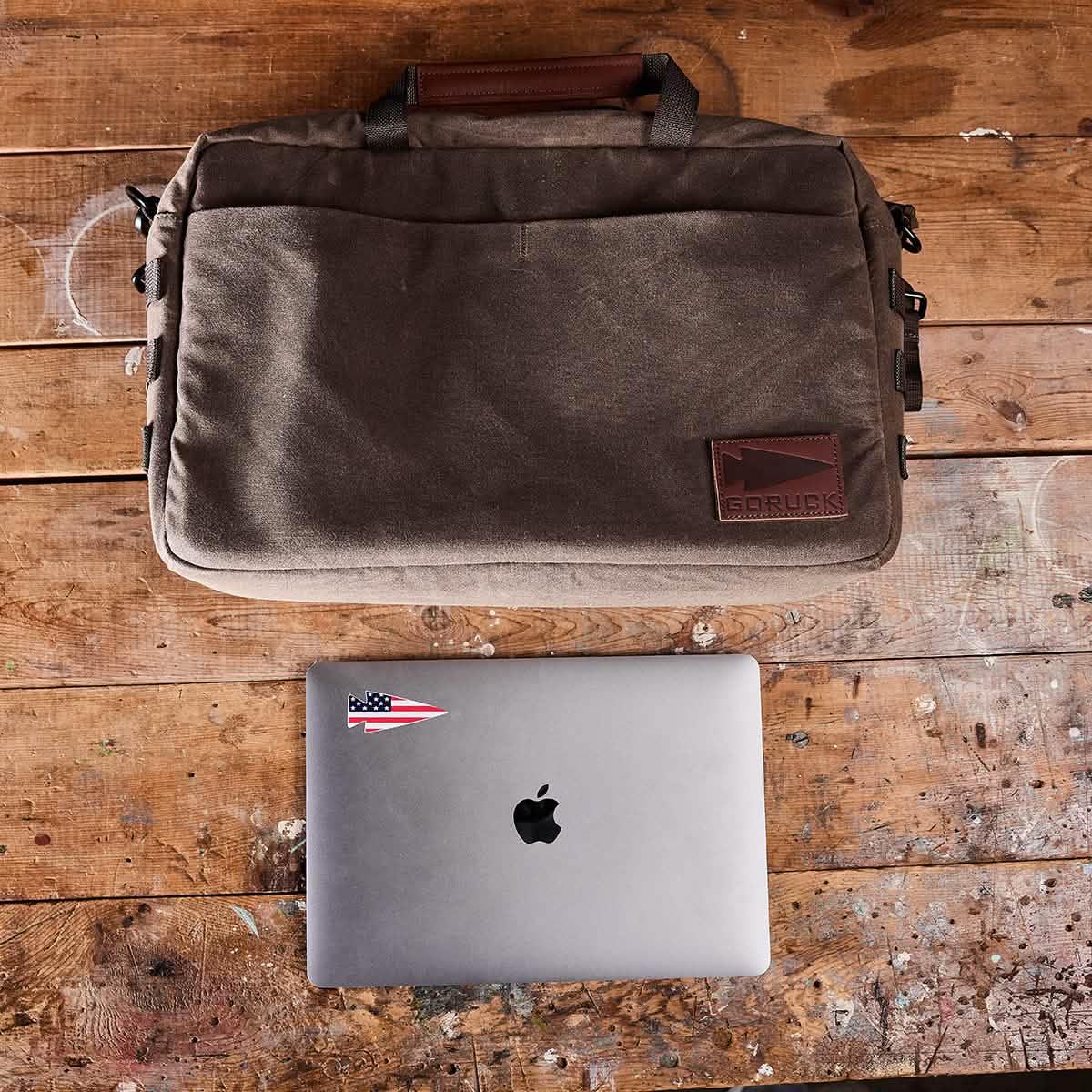 Shoulder Bag - Waxed Canvas - Image 10