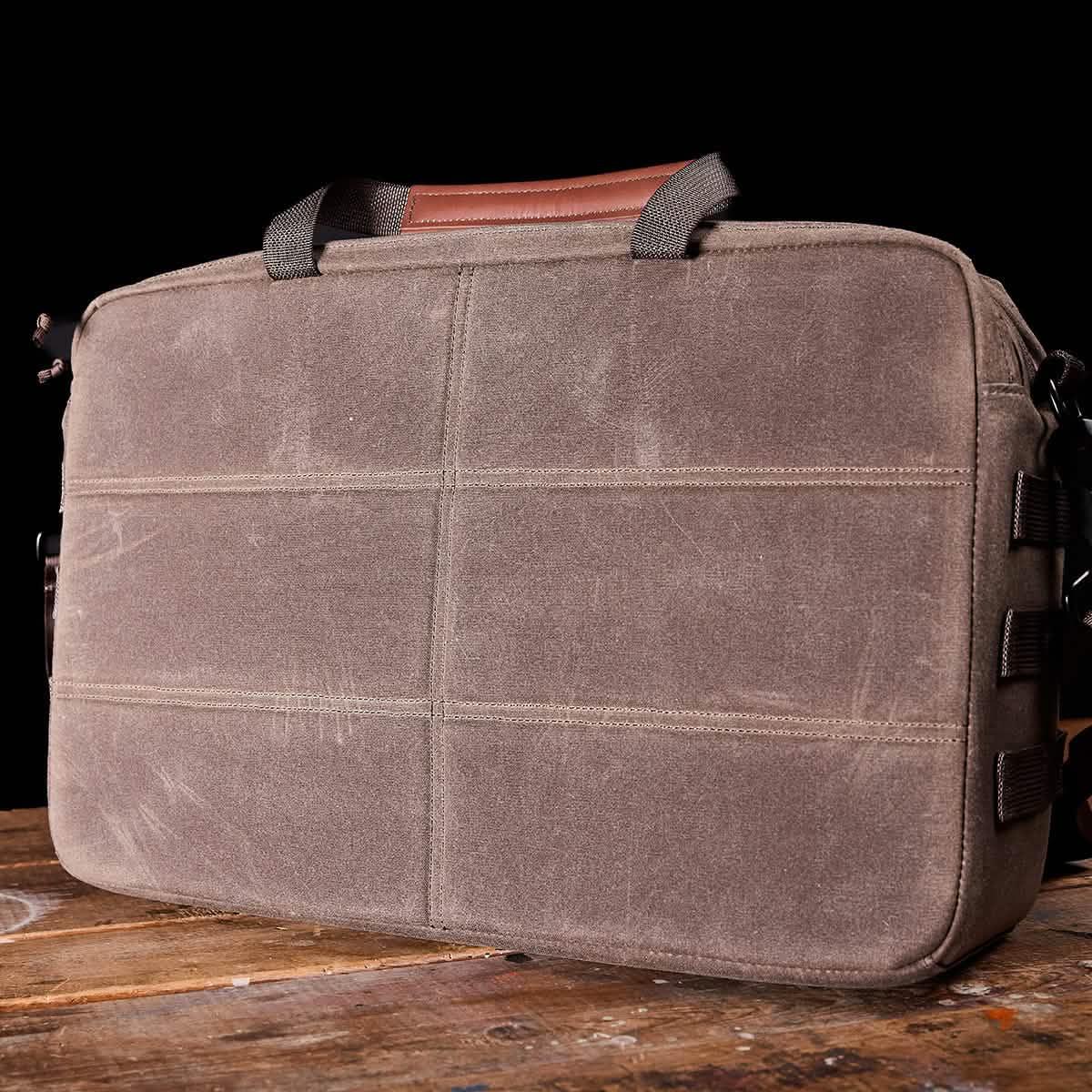 Shoulder Bag - Waxed Canvas - Image 11