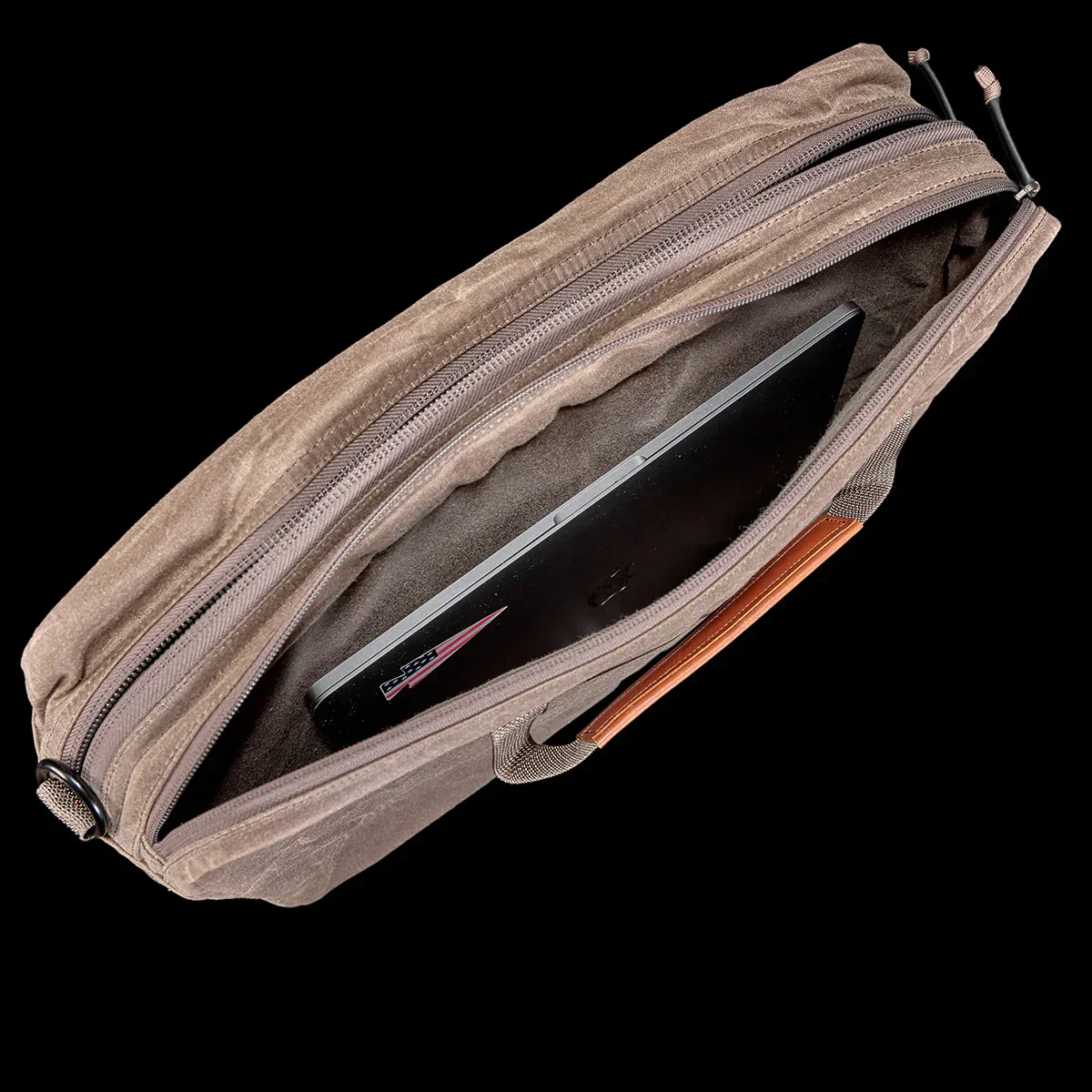 Shoulder Bag - Waxed Canvas - Image 14