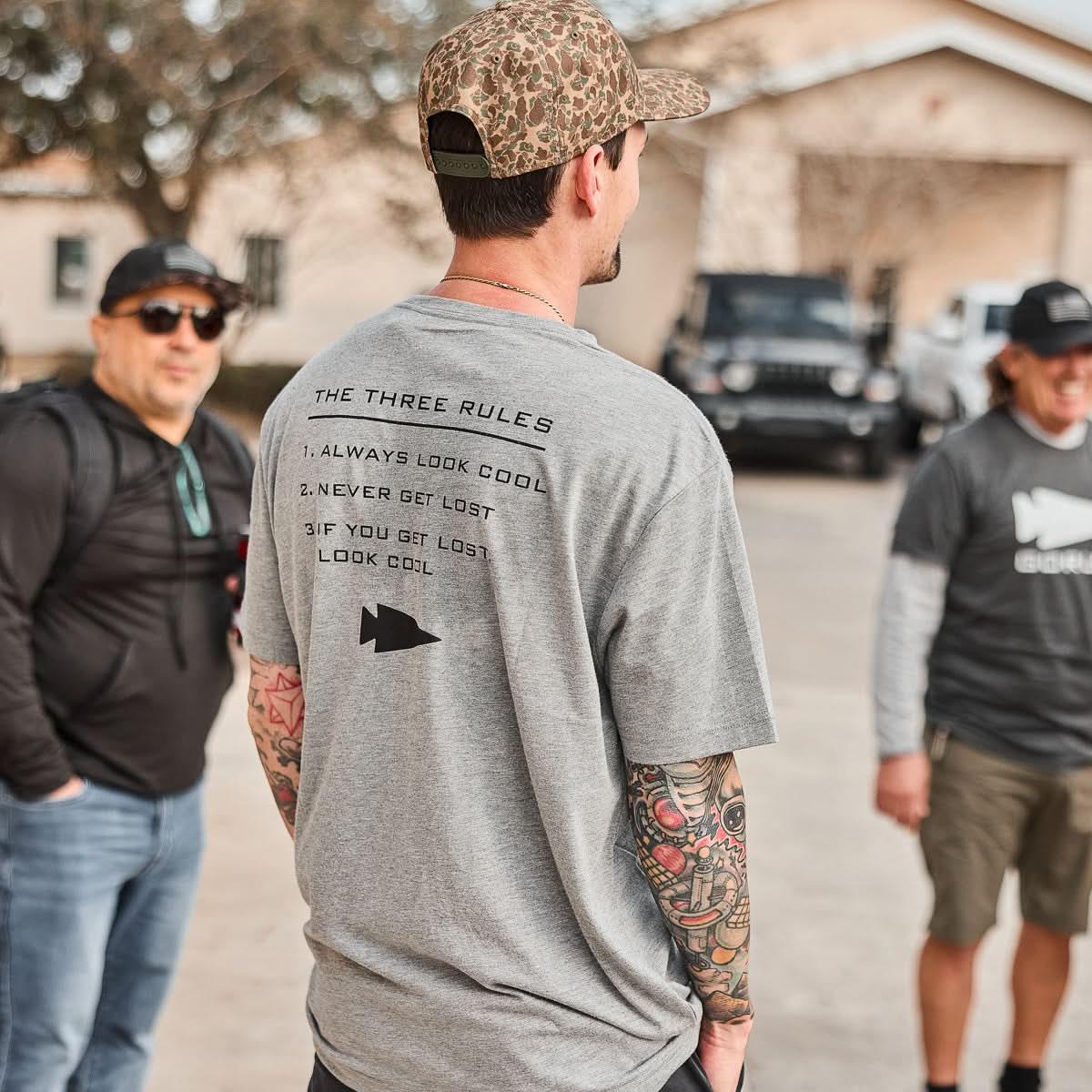 Three Rules Tee - Unisex Tri-Blend - Image 2