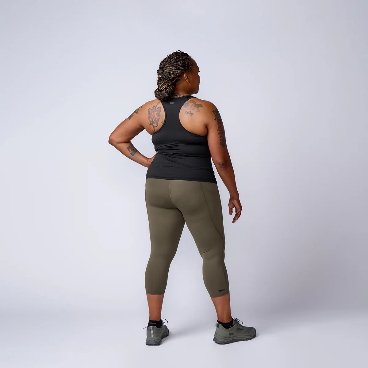 Cropped Training Leggings USA - Image 3